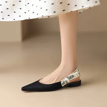 BCEBYL; Летние дышащие удобные модные сандалии с острым носком на мягкой подошве; Элегантная повседневная женская обувь на плоской подошве.