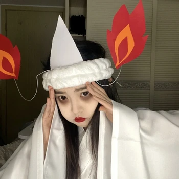 Готическая Повязка на Голову на Хэллоуин с пламенем, Маскарадный головной убор для женщин, Маскарадный костюм X3UD