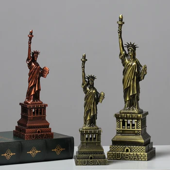 Новые креативные поделки из металла модель статуи свободы украшения креативные домашние поделки из металла модель