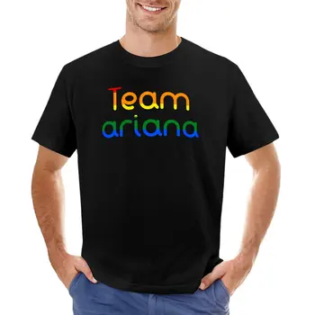 Команда ariana LGBTQ + футболка, графические футболки, футболки для мужчин в тяжелом весе