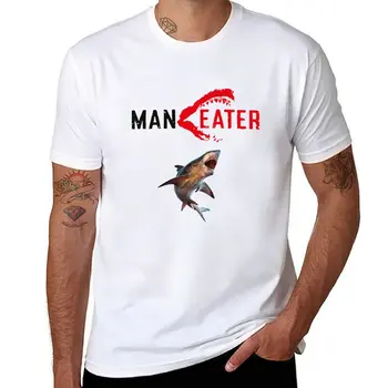 Футболка Maneater, изготовленная на заказ, футболка оверсайз, футболка оверсайз, корейская мода, футболки оверсайз для мужчин