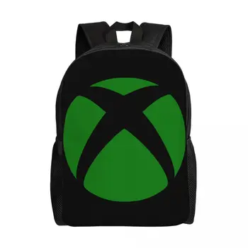 Классический рюкзак с логотипом Xboxs для мужчин и женщин, Водонепроницаемая Школьная игра для колледжа, Подарки для геймеров, сумки для книг с принтом