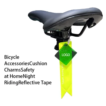 Аксессуары для велосипеда, седло, шарм, безопасная езда, ночная езда, Светоотражающая лента, предупреждающая Плавающая лента Для складного велосипеда Brompton