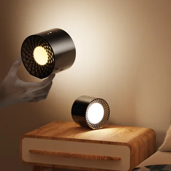 Новый креативный настенный светильник ZK50 с магнитным касанием, Многофункциональный бытовой Перезаряжаемый пульт дистанционного управления, светодиодный ночник, прикроватная лампа