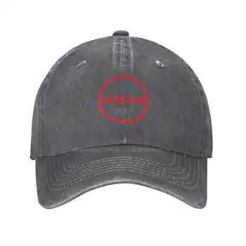 Фирменная кепка из высококачественной джинсовой ткани с логотипом Deluxe Digital Studios, вязаная шапка, бейсболка
