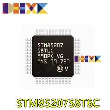 【5-2ШТ】Оригинальный импортный STM8S207S8T6C 8-битный микроконтроллер STM8S 64K флэш-памяти LQFP-44