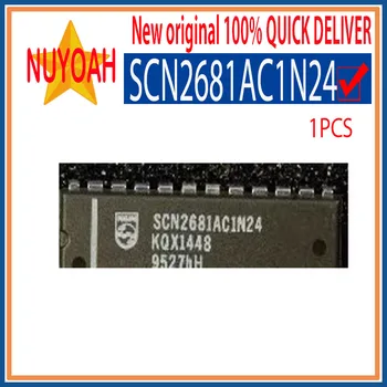 100% новый оригинальный контроллер последовательного ввода-вывода SCN2681AC1N24 с двойным асинхронным приемником/передатчиком DUART, 2 канала, 0,125 Мбит/с, MOS