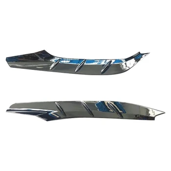 Автомобильный Хромированный Серебристый Передний бампер, Накладка на угол для губ, Нижняя защита бампера для Honda HRV HR-V XRV XR-V 2022 2023