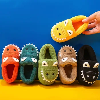 Детские Хлопчатобумажные Тапочки С оберткой на каблуке Для мальчиков Chanclas De Tiburón Zapatillas De Mujer Pantuflas тапочки Chinelos Masculinos 샌들