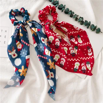 Рождественская повязка на голову, рождественские аксессуары для волос, рождественские украшения для детей, рождественские подарки Ноэль Навидад 2023, подарки на Новый 2024 год