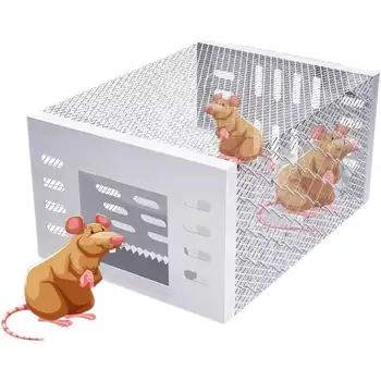 Новая автоматическая крысоловка непрерывного действия Мощная бытовая интеллектуальная крысоловка catch rat cage