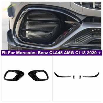 Рамка Передних Противотуманных Фар/Головной Капот Под Накладками Бампера Подходит Для Mercedes Benz CLA45 AMG C118 2020 2021 Аксессуары