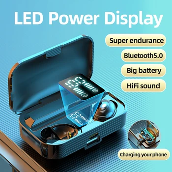 Беспроводные Наушники С Корпусом Питания LED Bluetooth5.0 Наушники Для Huawei Nova Y70 Plus Y90 10 Pro 9 8 SE Youth 8i 7 Pro 7i