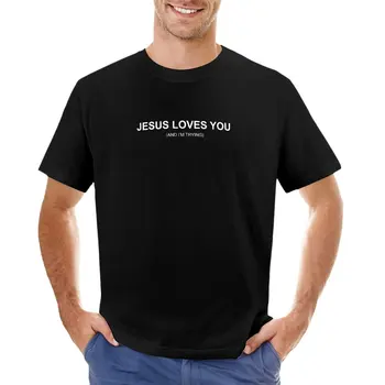 Иисус любит тебя, и я пытаюсь футболка летняя одежда возвышенная футболка мужские футболки