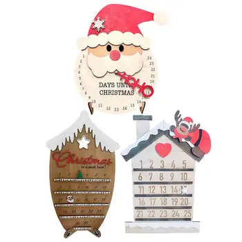 Адвент-календарь Рождественский Подвесной кулон Санта-Клаус своими руками Рождественский Адвент-календарь Новогодние Рождественские украшения для дома