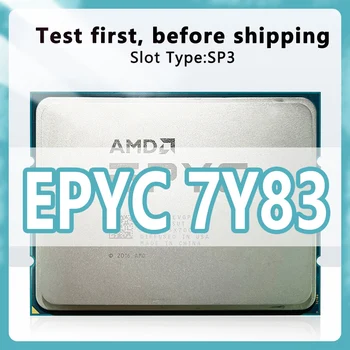 EPYC 7Y83 официальная версия процессора 7 нм 64 Ядра 128 Потоков 2,25 ГГц 256 МБ 280 Вт процессорный Сокет SP3 Для Сервера Материнской платы h12ssl-i