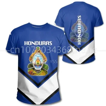 Мужская футболка с флагом Гондураса 2023, Летняя эмблема Гондураса, модный дизайн, Забавная мужская футболка Soccer O Ncek Hrvatska