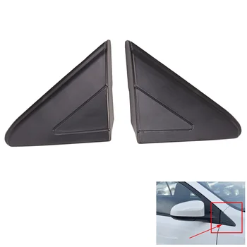 1 пара треугольных пластин переднего стекла автомобиля, Боковое зеркало, Угловая Декоративная панель для Toyota Vios Yaris L 2014-2017
