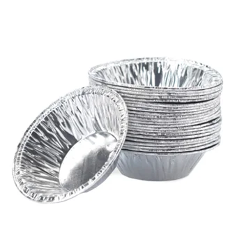 100шт Одноразовых форм для пирога из алюминиевой фольги, формы для выпечки DIY Decor, инструменты для выпечки в духовке и приготовления пищи