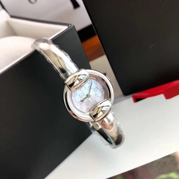Часы-браслет Сапфировое зеркало Диаметром 25 мм Толщиной 7,5 мм Водонепроницаемые Маленькие Модные Брендовые Кварцевые Часы Водонепроницаемые