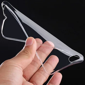 0,5 мм Тонкий Прозрачный Мягкий Силиконовый чехол для мобильного телефона TPU для iphone 15 plus оптом 500 шт./лот