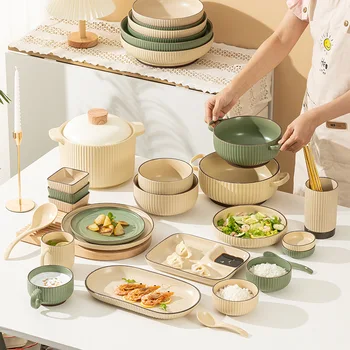 Креативная Керамическая тарелка С современным матовым декором, Наборы посуды и тарелок для гостиной, Европейский Послеобеденный чай, Форма для хлеба, Кухонные столовые приборы