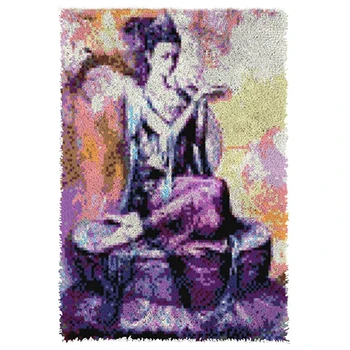 наборы ковров с защелкой-крючком Avalokitesvara Craft kits для взрослых, комплект ковров с узлом, пластиковый холщовый мешок, набор для изготовления сумок diy
