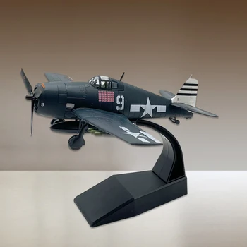 Имитация модели истребителя F6F 1: 72 Украшение комнаты Подарки для взрослых