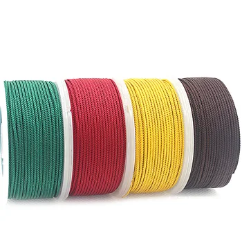 1 рулон многоцветной вощеной нити, хлопковый шнур, подходящие браслеты, ожерелья, серьги, плетеный шнурок для изготовления ювелирных изделий ручной работы своими руками