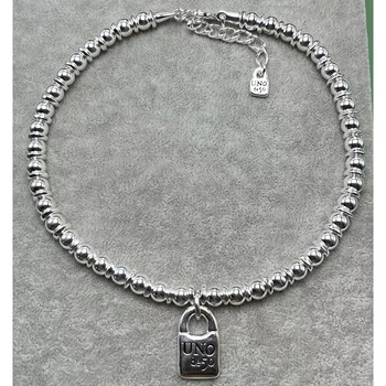 2023 Новый UNOde50, хит продаж, креативное дизайнерское ожерелье из бисера в Европе и Америке, модное женское ожерелье, романтический ювелирный подарок