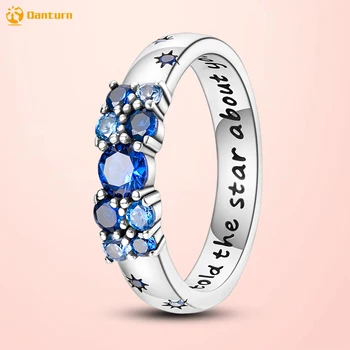 Новые кольца Danturn из стерлингового серебра 925 пробы, кодовое кольцо Star's, европейские кольца, подарок для изготовления ювелирных изделий для женщин