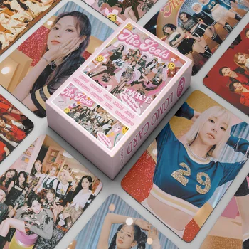 TWICE Kpop Between 1 & 2 Lomo Cards Новый Фотоальбом The Feels HD High Photocard Подарок фанатам K-pop TWICE 54 шт./компл.