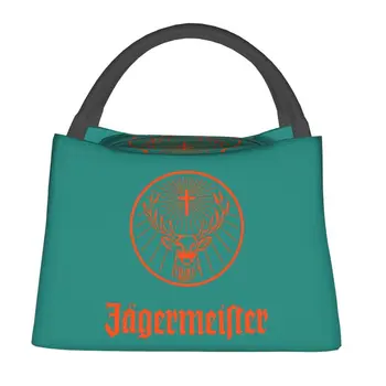 Изготовленные на заказ сумки для ланча Jagermeister, женские термоохладители, изолированные ланч-боксы для работы, пикника или путешествий