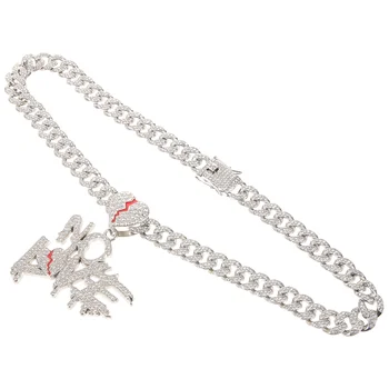 Ожерелье с подвеской, женские ожерелья с буквами из горного хрусталя, Аксессуары для подростков, простое колье