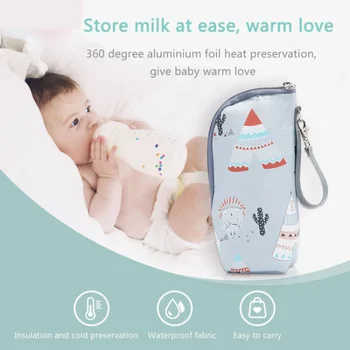 Термосумка для бутылочки с молоком для кормления ребенка, сумка для коляски, утеплитель для мамы, сумка для грелок, сумка для бутылки с водой, сумка для рукава, Переносная