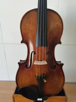 Скрипка размера 4/4, задняя часть из пламенеющего клена, еловый верх, ручная резьба, приятный звук K3169
