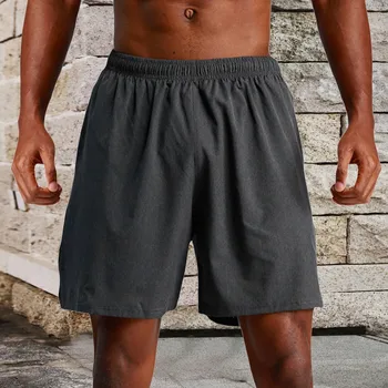 Мужские эластичные шорты с карманами 2023 Дышащие шорты для бега, тренировок, баскетбола, спорта, фитнеса, короткие штаны