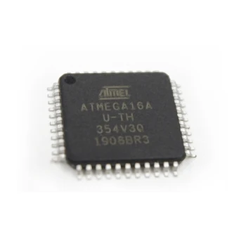 1 штука ATMEGA16A-AUR TQFP-44 с шелкографией, микросхема ATMEGA16A, новая оригинальная микросхема
