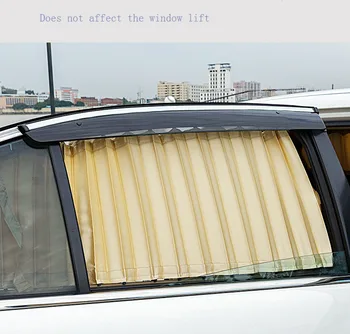 Модифицированный салон коммерческого автомобиля для установки автомобильных солнцезащитных штор