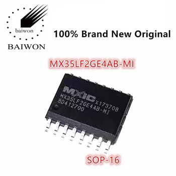 100% Новый Оригинальный MX35LF2GE4AB-MI чип хранения SOP-16 оригинальный запас SPI NAND2GBIT 256X8 MX35LF2GE4AB-MI