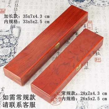 35 см Очень большая коробка с древесным зерном, удлиненная Деревянная коробка, браслет из бисера Будды, подвеска, кисточка, канцелярские принадлежности, коробка для сбора бисера своими руками