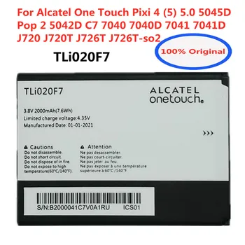 100% Оригинал Для Alcatel One Touch PIXI 4 5045D Pop 2 5042D C7 7040 7040D 7041 7041D J720 J720T J726T-so2 Аккумулятор мобильного телефона