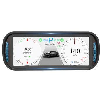 Измерительный спидометр HD LCD Цифровой HUD Высокоточный цифровой спидометр Умный автомобильный спидометр для Tesla Модель 3 Y 2019-2022