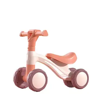 Детские обучающие ходунки, детский балансировочный велосипед без педалей, 4 колеса, игрушки для верховой езды, детский велосипед, балансировочный самокат для 1-6 лет