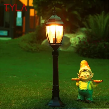 Уличный светильник для газона TYLA Ретро Садовый светильник Светодиодный Водонепроницаемый IP65 для украшения дома во дворе