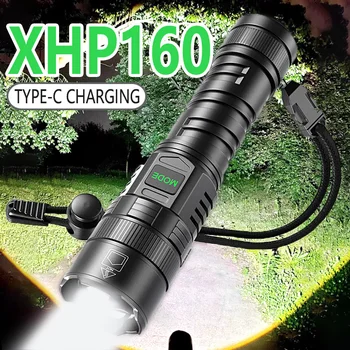 Sobaldr фонарик высокой мощности светодиодный фонарь перезаряжаемый мощный lanterna recarregavel xhp360 black lampe аксессуары для кемпинга