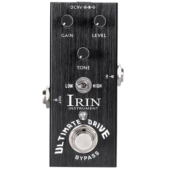 IRIN Guitar Effector Электрогитара Heavy Overload Effector Хор Профессиональный Одноблочный Маленький Эффектор Матовый Черный