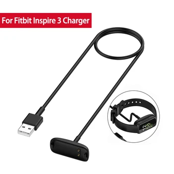 Кабель Зарядного устройства Для Fitbit Inspire 3 Зажим Для шнура Док-станция USB Кабель Для Зарядки Смарт-часов Fitbit Inspire3 Для Зарядной линии inspire 3