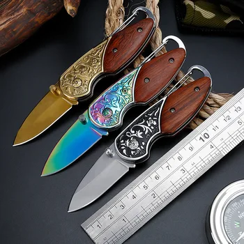 Новый 5,31-дюймовый открытый EDC, тактический охотничий нож для выживания в дикой природе, самообороны, Мини-Многофункциональный Складной нож для ключей
