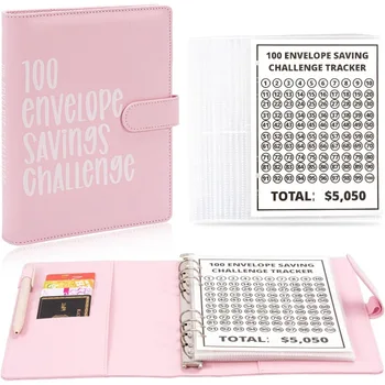 100 Конвертов Money Saving Challenge Budget Binde для планирования бюджета и экономии денег - простой и увлекательный способ сэкономить 5 050 долларов